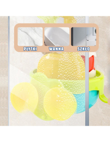 WOOPIE BABY Zabawka do Kąpieli Żyrafa z Lejkiem na Przyssawke