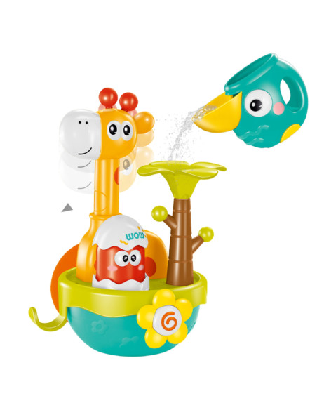 WOOPIE BABY Zabawka do Kąpieli Żyrafa z Lejkiem na Przyssawke