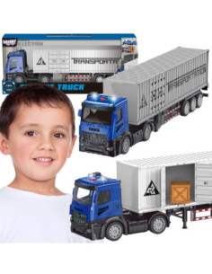 WOOPIE Ciężarówka Kontenerowa z Efektami Świetlnymi i Dźwiękowymi!