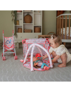 Meerjungfrauenpuppe Deluxe Playset 18‑in‑1 WOOPIE – Kinderwagen, Bettchen, Sound 2
