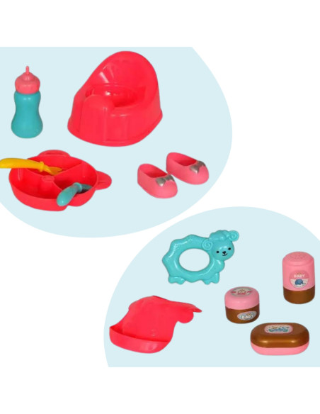 WOOPIE ROYAL Lalka Bobas Syrenka 18 Akcesorii