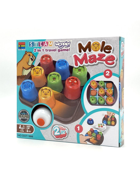 WOOPIE Gra Edukacyjno-Strategiczna 2w1 Kółko i Krzyżyk