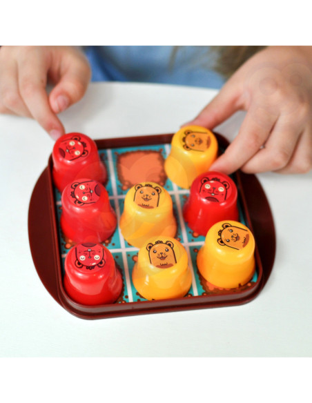 WOOPIE Gra Edukacyjno-Strategiczna 2w1 Kółko i Krzyżyk