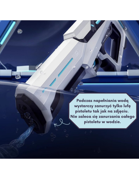 WOOPIE Elektryczny Pistolet Na Wodę Automatyczny Blaster