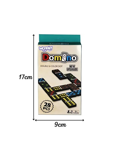 WOOPIE Domino Gra Logiczna Rodzinna 28 Klocków