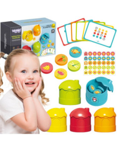 WOOPIE Gra Logiczna Edukacyjna Sorter Klasyfikacja Kolorów