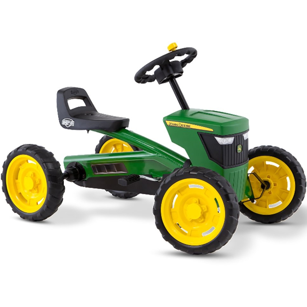 Gokart na pedały john deere ciche koła 2-5 lat do 30 kg