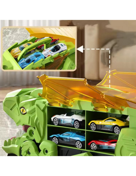 WOOPIE Zestaw Pojazdów Tor Dinozaur Pożeracz