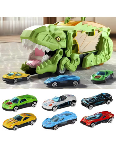 WOOPIE Zestaw Pojazdów Tor Dinozaur Pożeracz