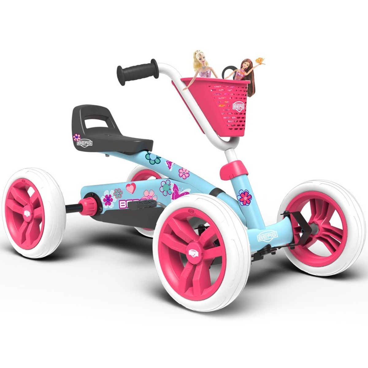 Gokart na pedały buzzy bloom ciche koła 2-5 lat do 30 kg