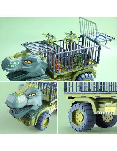 WOOPIE Ciężarówka Dinozaur Transporter Figurki