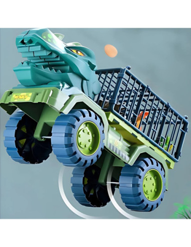 WOOPIE Ciężarówka Dinozaur Transporter Figurki