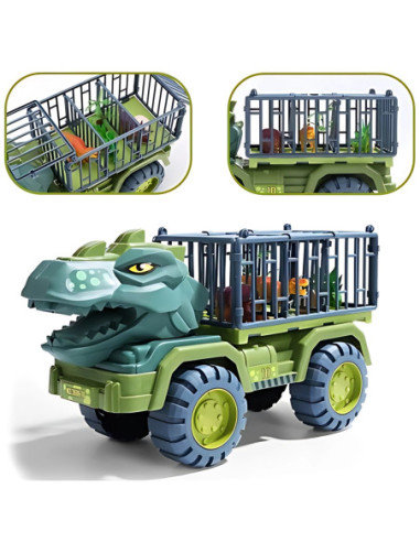 WOOPIE Ciężarówka Dinozaur Transporter Figurki