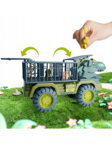 WOOPIE Ciężarówka Dinozaur Transporter Figurki