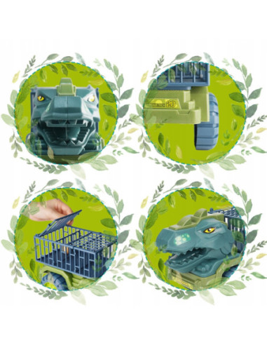 WOOPIE Ciężarówka Dinozaur Transporter Figurki