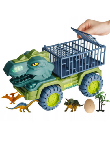 WOOPIE Ciężarówka Dinozaur Transporter Figurki