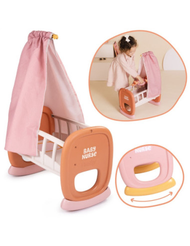 Smoby Baby Nurse Kołyska z Baldachimem