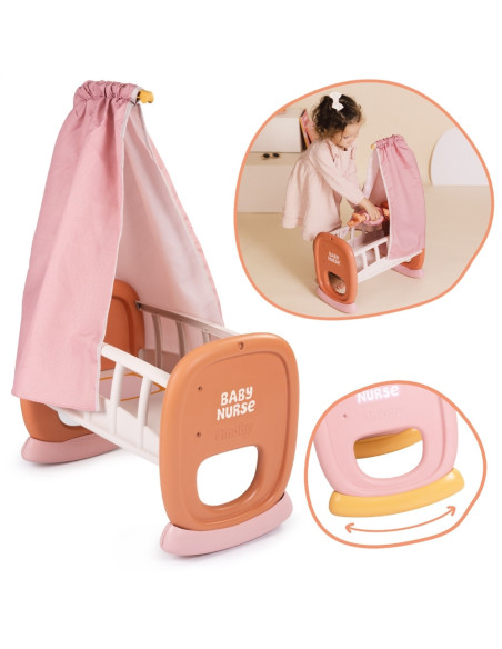Smoby Baby Nurse Kołyska z Baldachimem