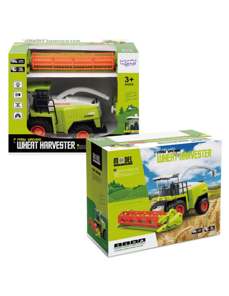 WOOPIE Zdalnie Sterowany Kombajn Zestaw Jasno Zielony