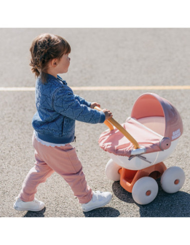 SMOBY Baby Nurse Wózek Głęboki z Plastikowym Daszkiem