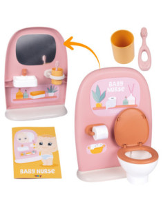 SMOBY Baby Nurse - Dwustronna toaleta Dla lalki 42 cm 2