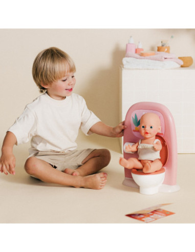 SMOBY Baby Nurse - Dwustronna toaleta Dla lalki 42 cm