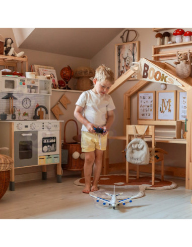 WOOPIE Niebieski Zdalnie Sterowany Samolot Pasażerski Airline