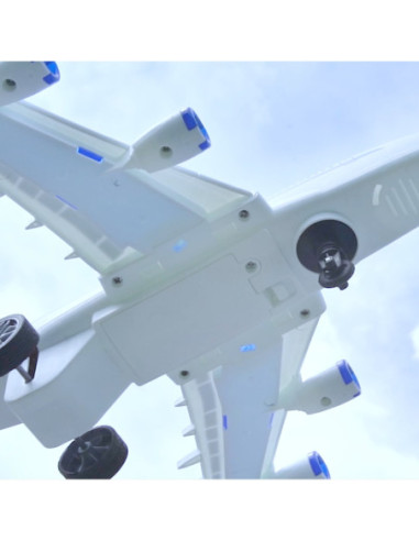 WOOPIE Niebieski Zdalnie Sterowany Samolot Pasażerski Airline