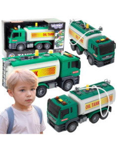 WOOPIE Ciężarówka Cysterna Na Wodę Dźwięk Światła 1:14