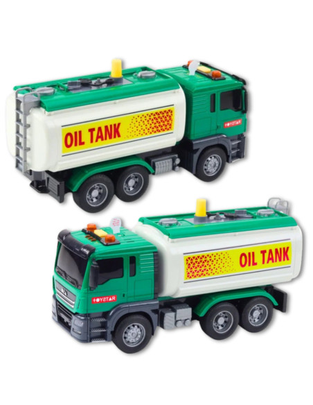 WOOPIE Ciężarówka Cysterna Na Wodę Dźwięk Światła 1:14
