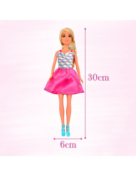 WOOPIE Lalka Mama Bobas Krzesełko do Karmienia Zestaw Akcesoria