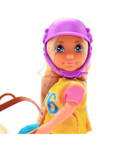 WOOPIE Zestaw Laleczka Jeździec z Koniem