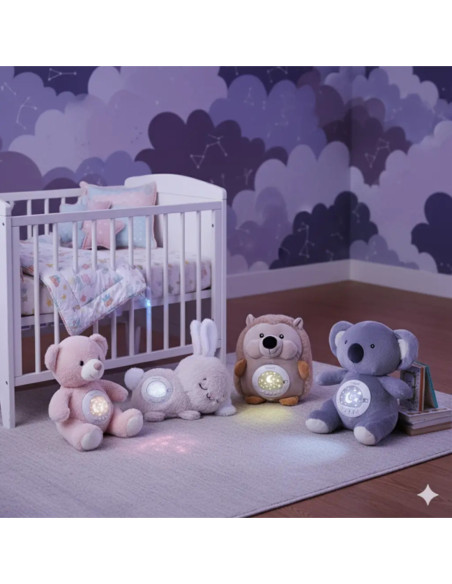 WOOPIE BABY Przytulanka Miś Polarny z Projektorem Uspokajacz 15 Melodii