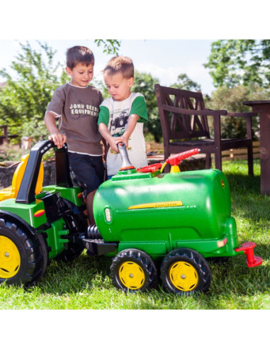 Rolly Toys rollyTanker John Deere cysterna dwuosiowa + pompka