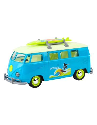 Klassischer Surfbus Van Rot 1:14 TOY STAR – Licht und Sound