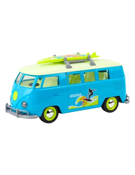 Klassischer Surfbus Van Rot 1:14 TOY STAR – Licht und Sound