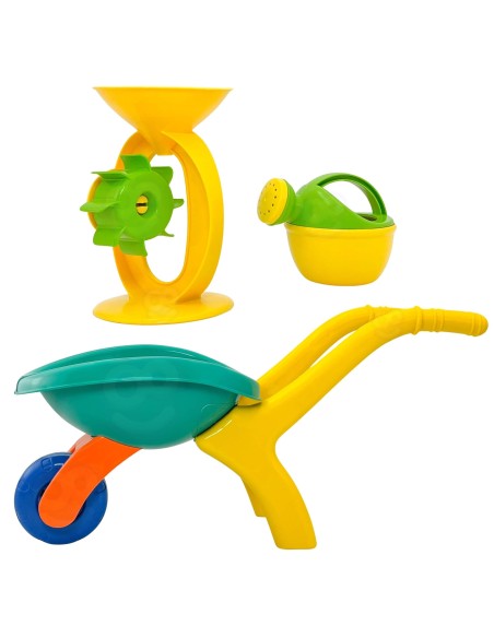 WOOPIE Garden Wheelbarrow Sand Set 10 pieces - outdoor fun