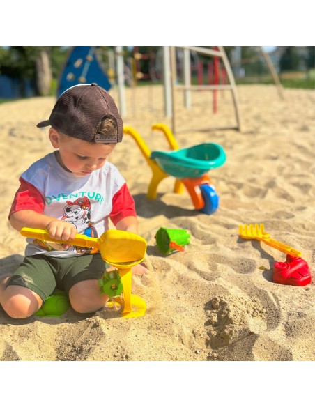 WOOPIE Sodo vežimėlis smėlio žaidimo rinkinys 10 el. - žaidimai lauke