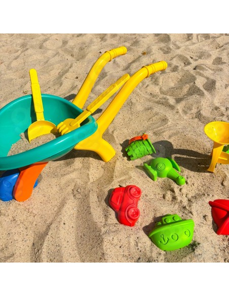 WOOPIE Garden Wheelbarrow Sand Set 10 pieces - outdoor fun