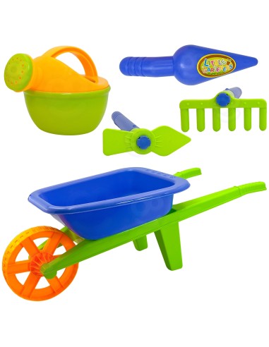 WOOPIE Gartenkarre-Set „Kleiner Gärtner“ – 13 Teile – Fun!