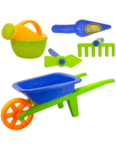 WOOPIE Gartenkarre-Set „Kleiner Gärtner“ – 13 Teile – Fun!