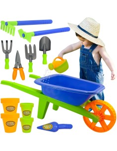 WOOPIE Garden Wheelbarrow Little Gardener's Set 13 pcs - Fun!