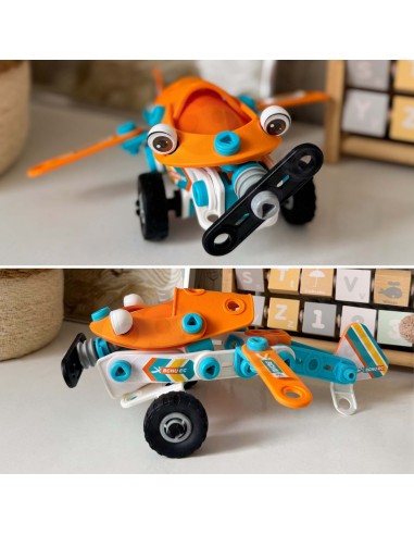 WOOPIE Samolot Zestaw Konstrukcyjny Klocki STEM – Kreatywna Zabawa