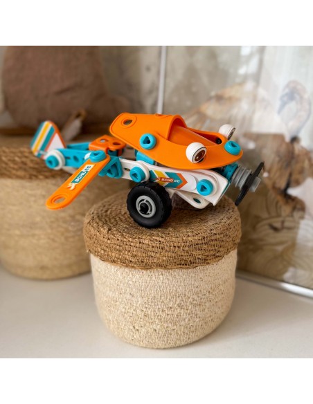 WOOPIE Plane STEM konstruktoriaus rinkinys – kūrybinės pramogos
