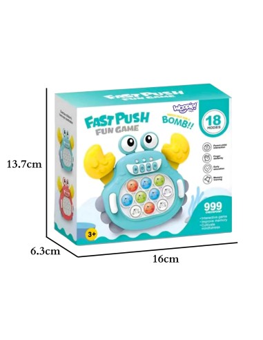 POP IT Electronic Anti-Stress Game Red Crab - WOOPIE