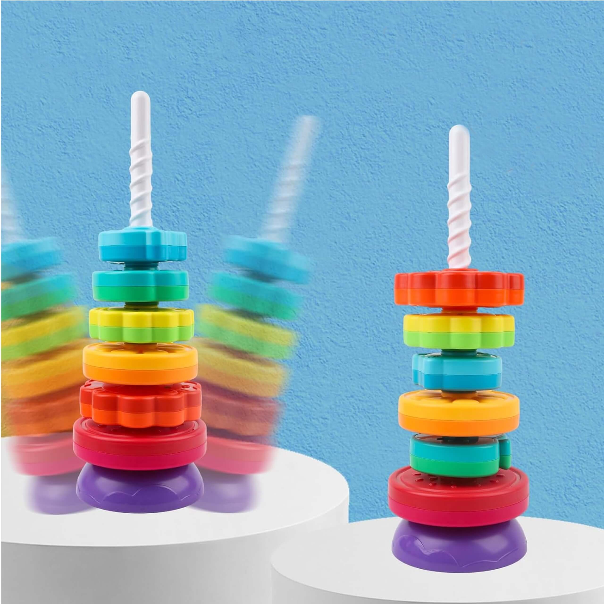 Edukacyjna piramidka zakręcona wieża zwierzątka - 19 z 25