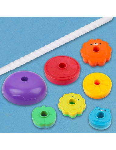 Educational Pyramid Twisted Tower of Animals WOOPIE BABY