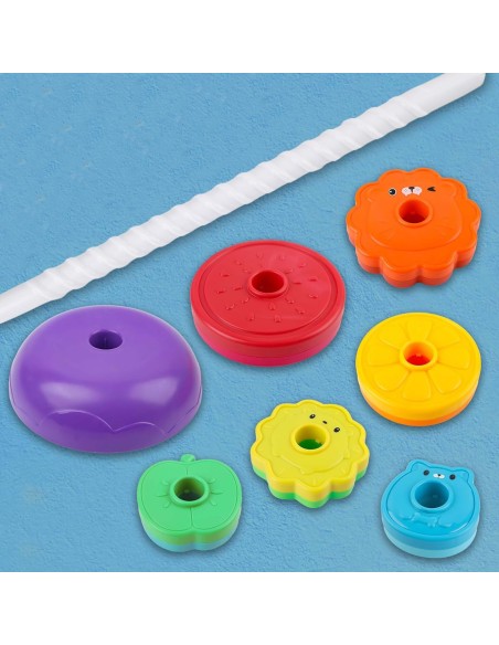 Educational Pyramid Twisted Tower of Animals WOOPIE BABY