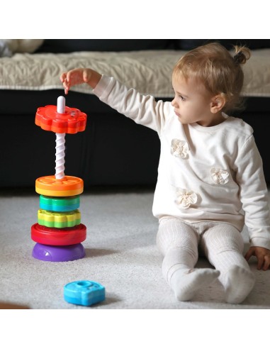 Educational Pyramid Twisted Tower of Animals WOOPIE BABY