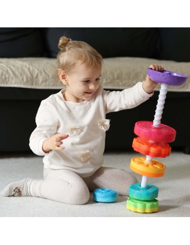 Educational Pyramid Twisted Tower of Animals WOOPIE BABY